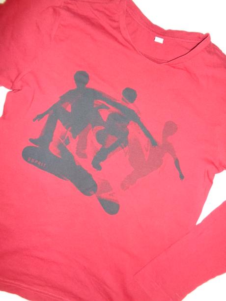 Luxusní červené tričko esprit - skejťáci, esprit,164