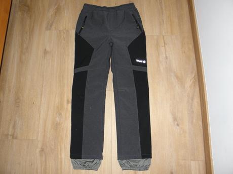 Softshellové kalhoty s fleecem zn. wolf vel.140, wolf,140
