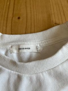 Krémová bavlněná mikina, reserved,s