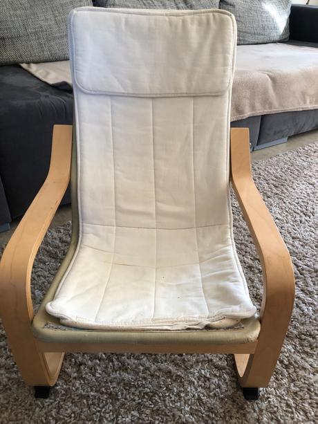 Poang dětské křeslo, březová dýha,