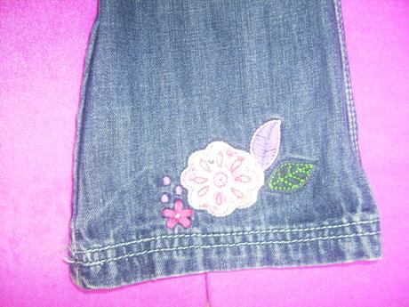 Holčičí džíny zn.marks/spencer s vyšíváním,vel.98 , marks & spencer,98