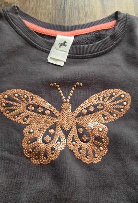 Mikina s motýlkem, palomino,128