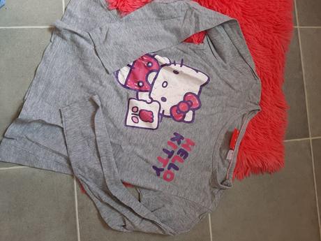 Dívčí triko s dlouhým rukávem hello kitty 122, 122