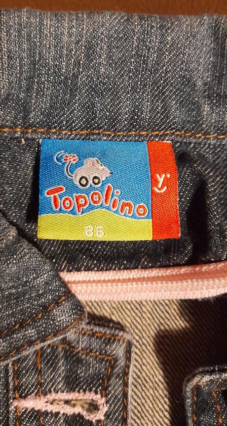 Dívčí riflová bunda topolino, vel.86, topolino,86