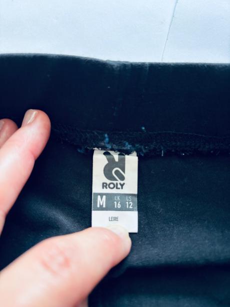 K4/ legíny černé - v.m, roly,m