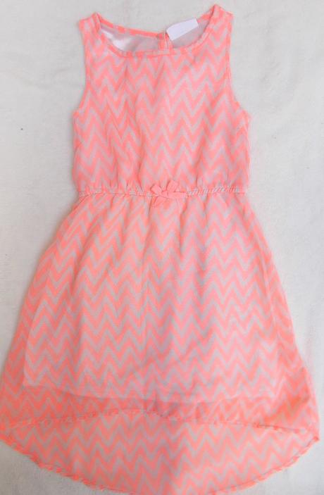 Letní neon šaty h&m, h&m,128