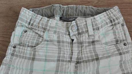 Plátěné kraťásky, h&m,98