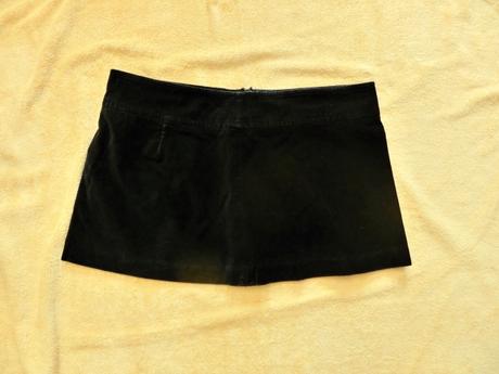 Tmavě šedá semišová mini sukně party mango, mango,s