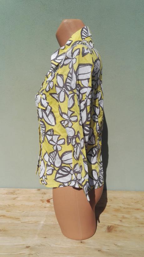 Plátěná košile blůzka do pasu verse - vel.38, 38