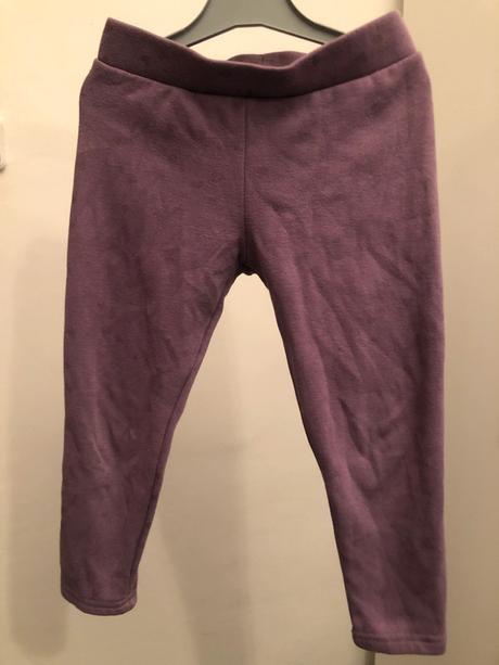 Fialové dívčí tepláky nebo legíny, 98