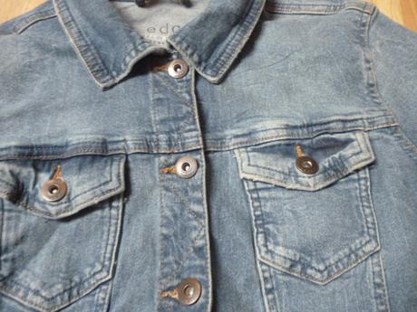 Elastická riflová bunda vel.m, m