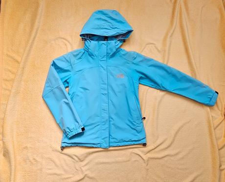 Světle modrá bunda gore-tex goretex outdoor north, s