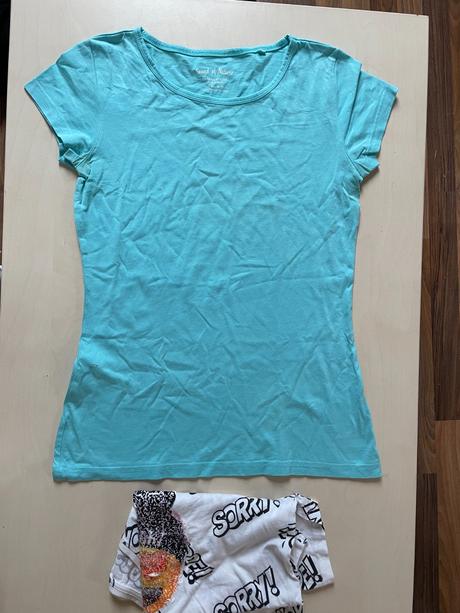 Modré a nope triko s měnícím obrázkem, vel 170/176, 170