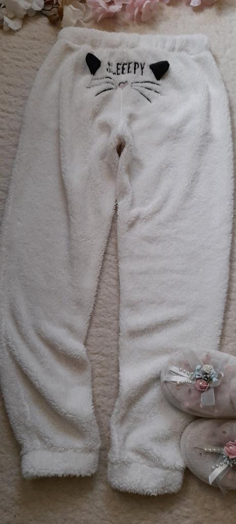 Plyšové ležérní kalhoty s roztomilým detailem, new yorker,s