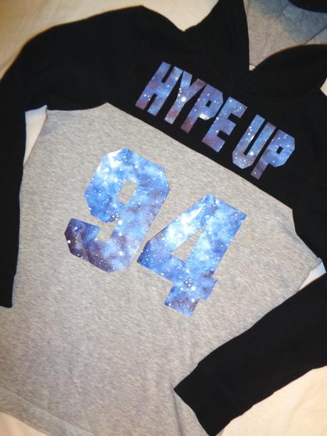 Luxusní mikina s vesmírem 158/164, h&m,158