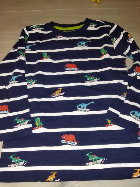 Pruhované tričko s dinosaury 110 bluezoo, bluezoo,110