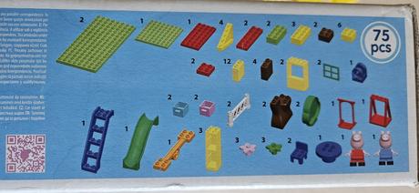 Peppa pig stavebnice play big, kompatibilní s legp,