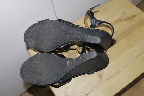Dorothy perkins sandaly cerne na klinku 36-37, 37