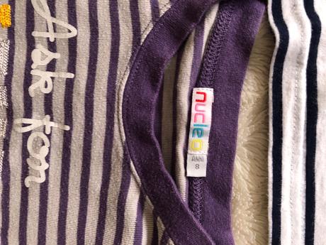 6 triček dlouhý rukáv 122/128, 122