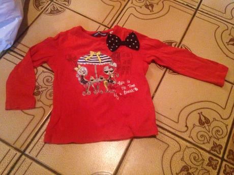 Frajerská dívčí halenka kámošky na mlsu v. 80 - 86, original marines,80