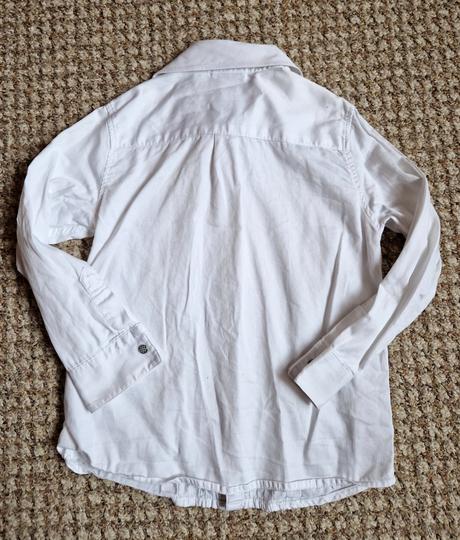 Krásná bílá slavnostní košile h&m vel. 110/116, h&m,110