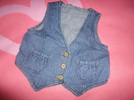 Jako nová džínová vesta george, vel. 3-4 roky, george,98