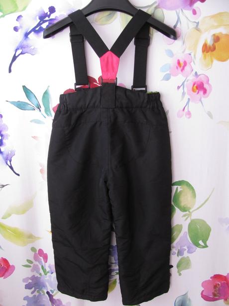 Černé oteplovačky ,lyžařské kalhoty tom tino, 104