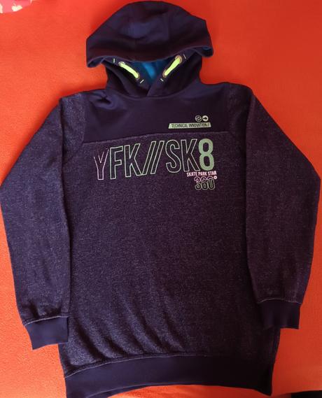 Chlapecká mikina modrá, 158