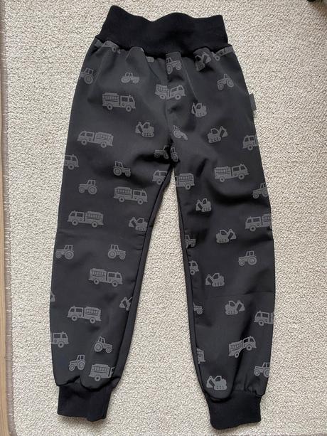 Zimní softshel kalhoty, 122