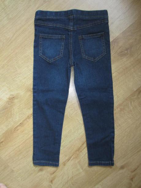 Hrubší džínové džegíny, legíny, 104