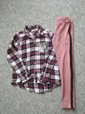 Košile + legíny, 152