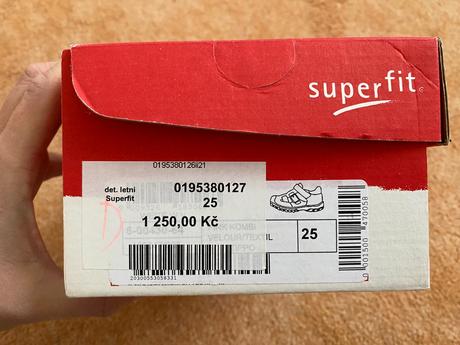 Superfit kožené sandále vel. 25, stélka 16,5 cm, superfit,25