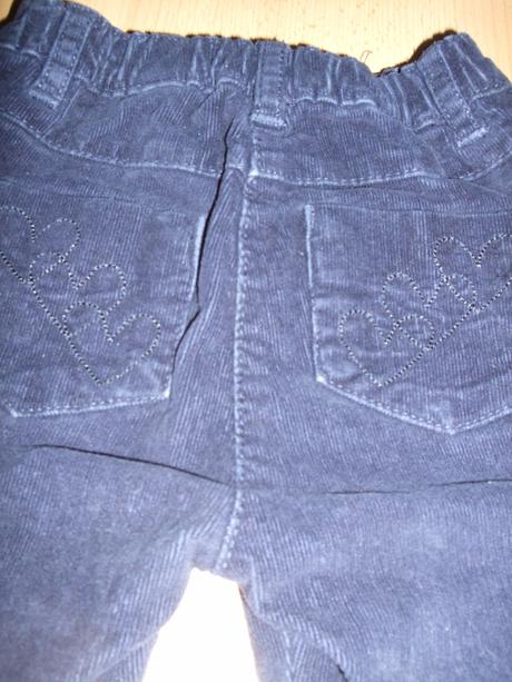 Elastické kordové kalhoty tu- nenošené, tu,80