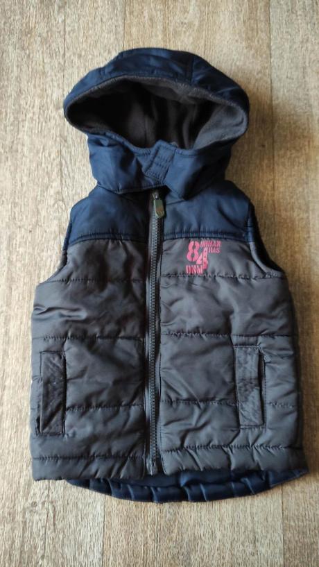 Vesta prošívaná pro kluka 80/86, urban rascals,80