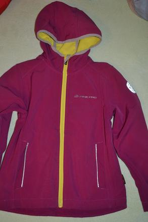 Softshellová bunda s fleece,alpine pro,128/134, alpine pro,128