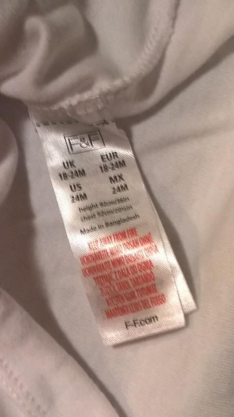 Prodam bile body s dl.rukavem f a f vel.92 top, f&f,92