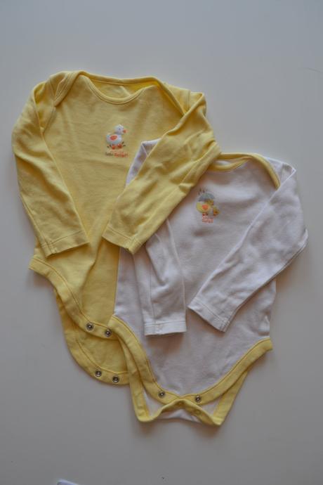 Bavlněné body s kačenkami - 2ks, f&f,80