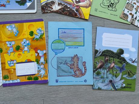 Dětské školní sešity a5, 12 ks,