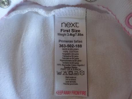 2x overal bílý pro nejmenší, vel. 50, next,50