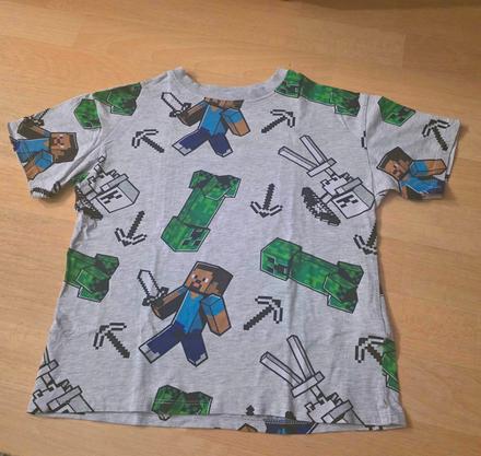 Tričko s kr. rukávem minecraft sinsay, sinsay,140
