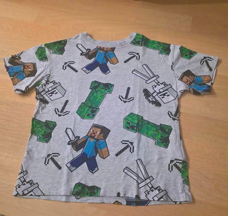 Tričko s kr. rukávem minecraft sinsay, sinsay,140