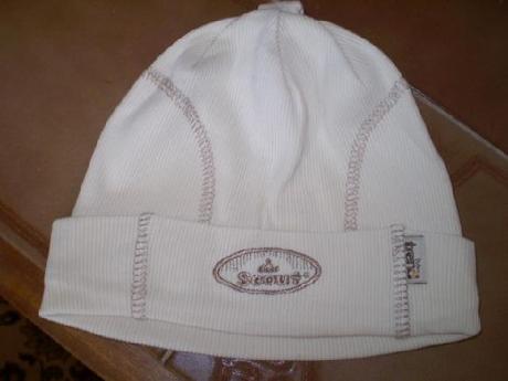 Pěkná bavl. elastická čepička trend, vel. 48, 104