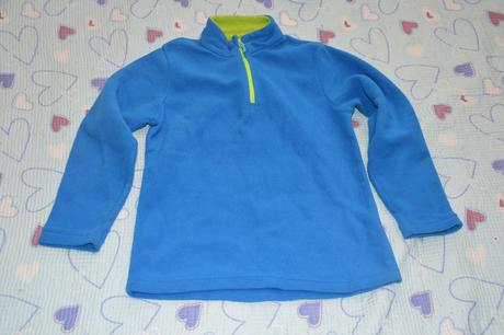 122 128 fleesová mikina, quechua,122