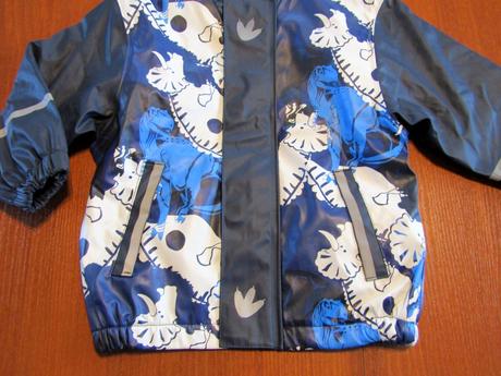 Nepromokavá pogumovaná bunda s dinosaury vel 86-92, lupilu,92
