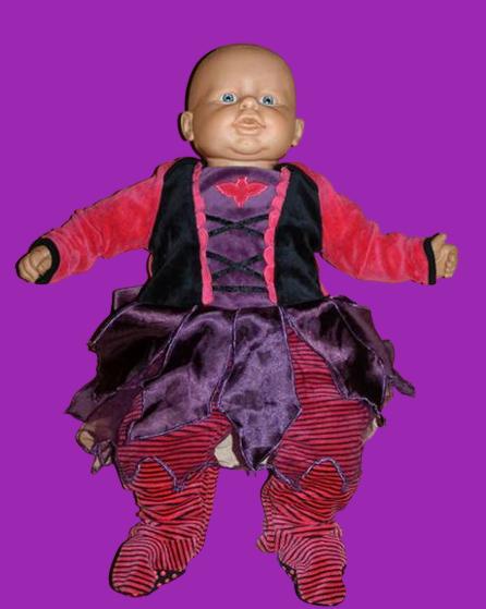 Karnevalový kostým overal pro čarodějnici,