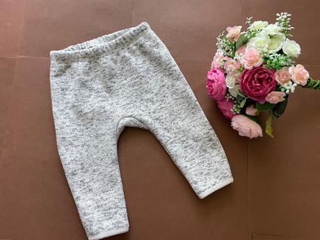 Kalhoty fleecové melirované - v.74, h&m,74