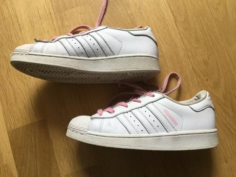 Bílé kozene tenisky adidas superstar vel 34, adidas,34