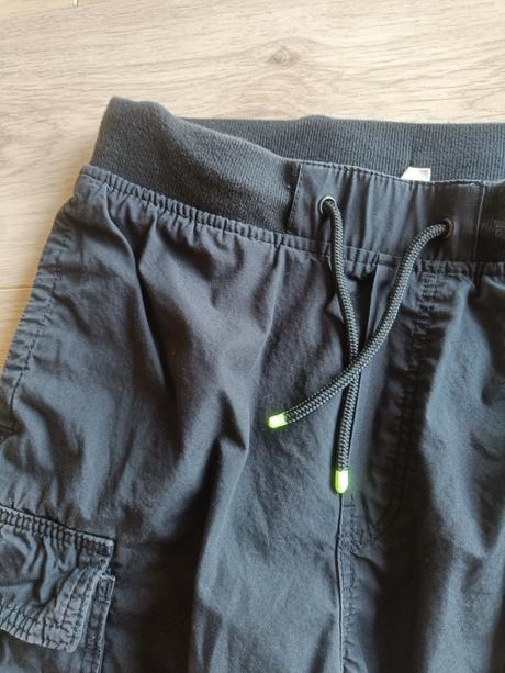 Plátěné jogger kalhoty, velikost 158, h&m,158