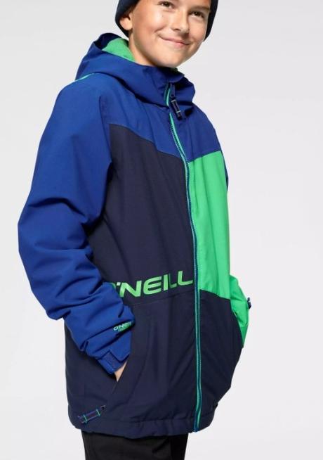Snowboardová bunda o'neill modrá zelená vel. 152, o'neill,152