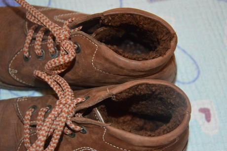 Kožené zimní podzimní boty, 32